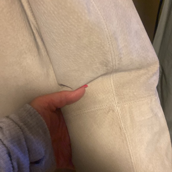 Heavy Middlebrook park tan suede coat w/ faux fur lining Reversible size M/L/XL - Picture 5 of 13